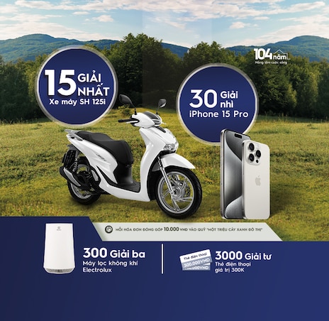 Tham gia bốc thăm trúng thưởng Electrolux nhận quà hấp dẫn