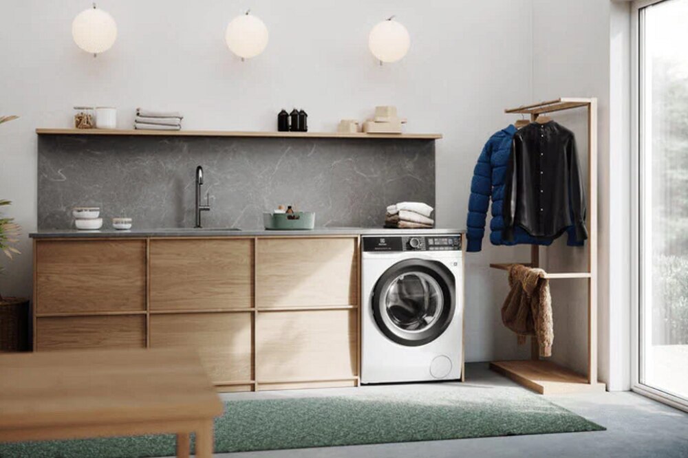 cách giặt áo khoác bằng máy giặt Electrolux