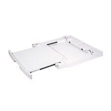 Dryer stacking kit with shelf
