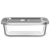 2x Glass food containers