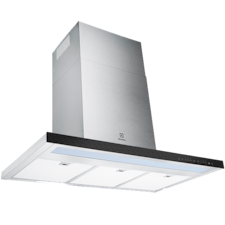 90cm inspiration chimney hood - black