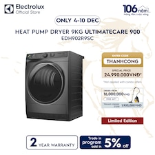 9kg UltimateCare 900 Heat pump dryer 