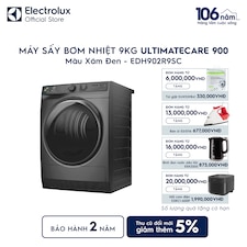 Máy sấy quần áo Electrolux bơm nhiệt 9kg UltimateCare 900