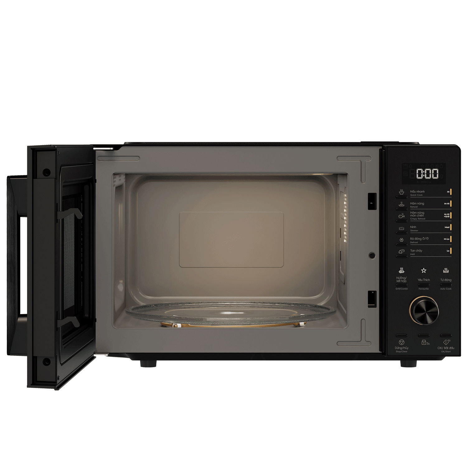 23L UltimateTaste 500 freestanding combination microwave oven EMG23D22B