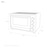 56L UltimateTaste 700 freestanding electric oven 