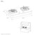 70cm UltimateTaste 300 freestanding gas hob with 2 cooking zones