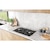 80cm UltimateTaste 300 built-in gas hob with 3 cooking zones