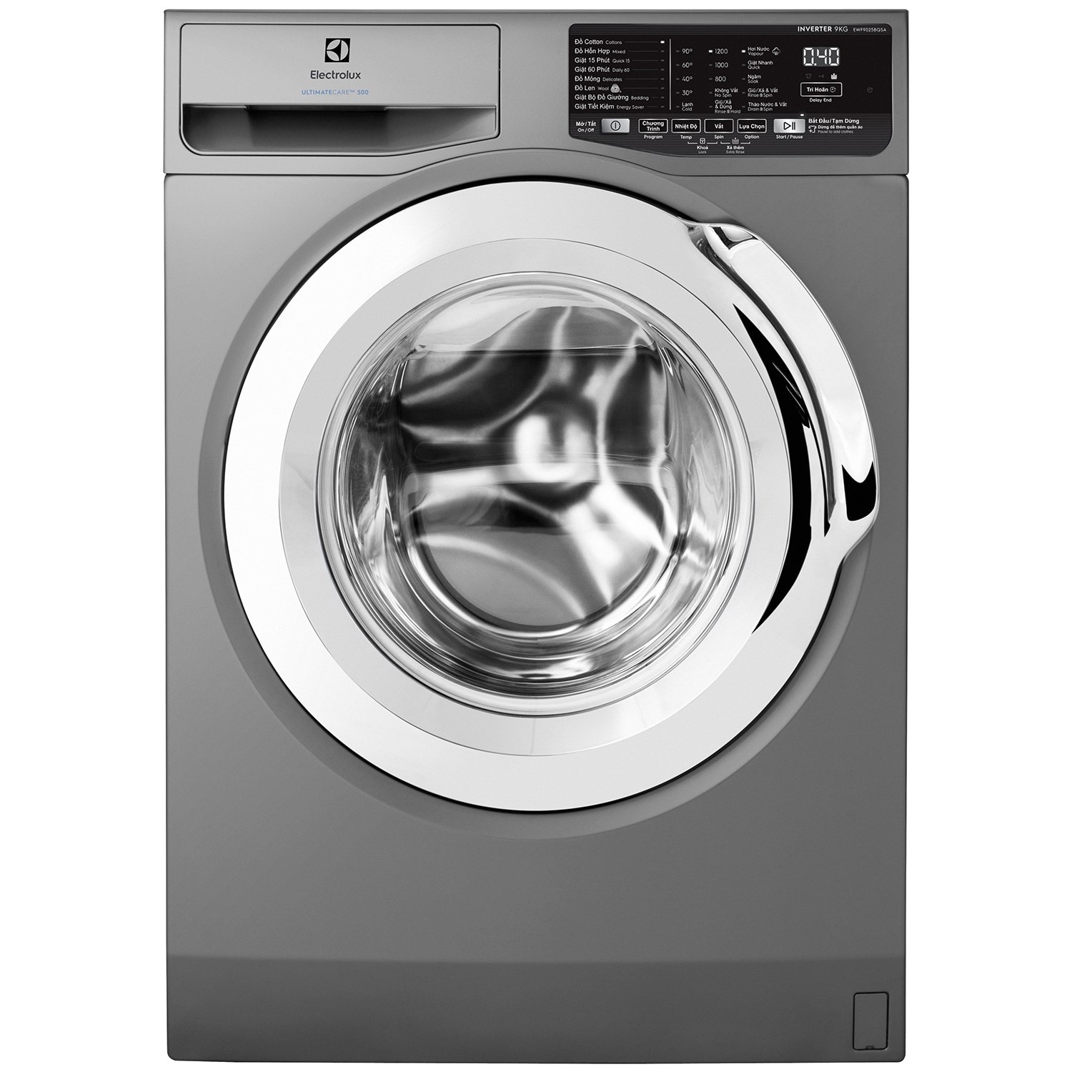 9kg UltimateCare 500 washing machine silver EWF9025BQSA