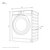 10kg UltimateCare 300 front load washing machine