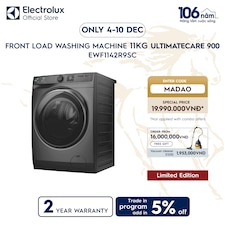 11kg UltimateCare 900 front load washing machine 