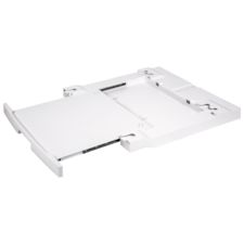 Dryer stacking kit with shelf