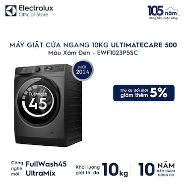M&#225;y giặt cửa ngang 10kg UltimateCare 500 - X&#225;m đen