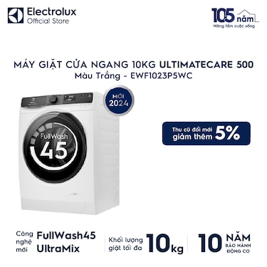 M&#225;y giặt cửa ngang 10kg UltimateCare 500 - Trắng