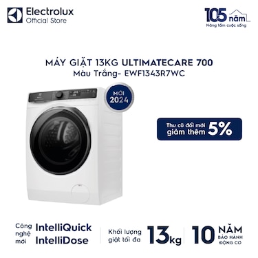 M&#225;y giặt cửa ngang 13kg UltimateCare 700 - Trắng