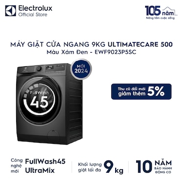 M&#225;y giặt cửa ngang 9kg UltimateCare 500 - X&#225;m đen Onyx