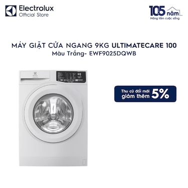 M&#225;y giặt cửa ngang 9kg UltimateCare 100 - Trắng