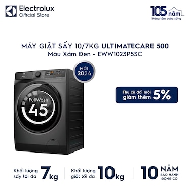 M&#225;y giặt sấy 10/7kg UltimateCare 500 - X&#225;m đen