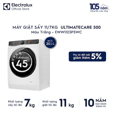 M&#225;y giặt sấy 11/7kg UltimateCare 500 - Trắng