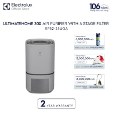 UltimateHome 300 air purifier with 4 stage filter for 30m² room coverage