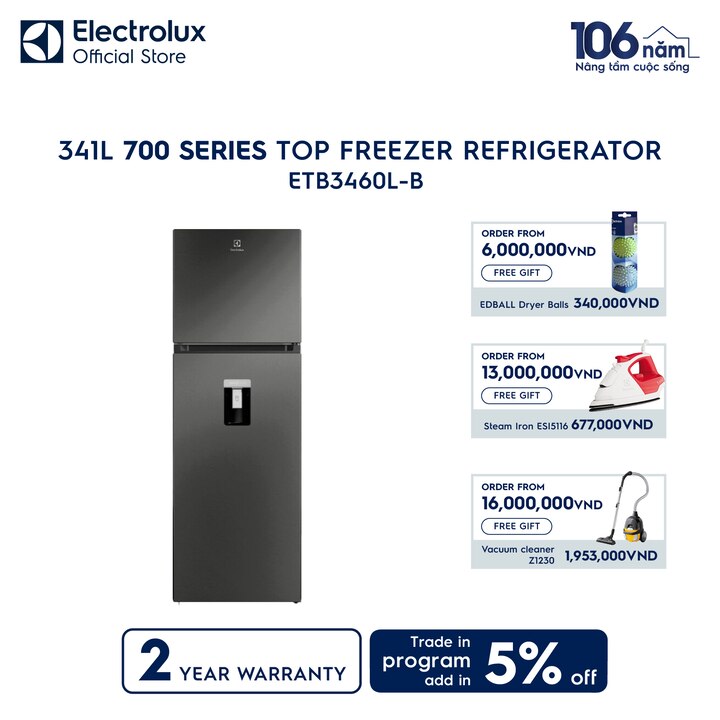 341L 700 Series top freezer refrigerator