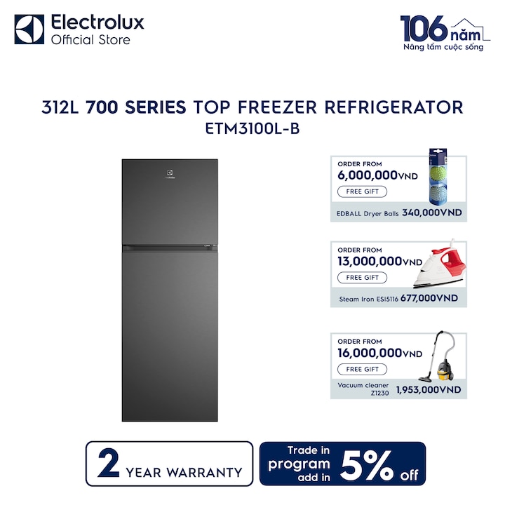 312L 700 Series top freezer refrigerator
