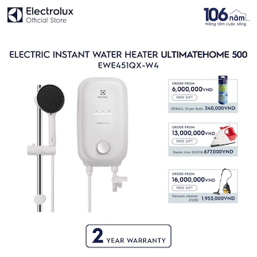 4.5kW UltimateHome 500 electric instant water heaterComfort Flow Tank