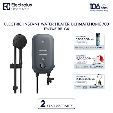 4.5kW UltimateHome 700 electric instant water heaterComfort Flow Tank