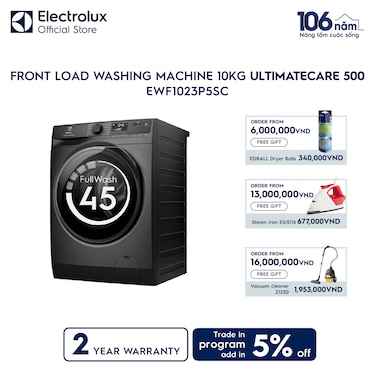10kg UltimateCare 500 front load washing machine