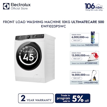 10kg UltimateCare 500 front load washing machine