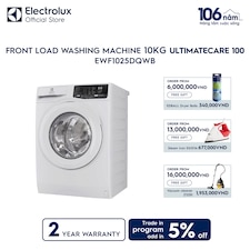 10kg UltimateCare 100 front load washing machine