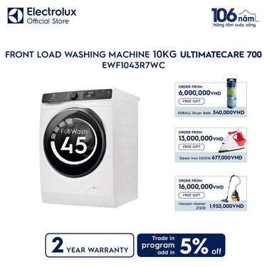 10kg UltimateCare 700 front load washing machine