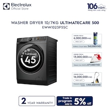 10/7kg UltimateCare 500 washer dryer 