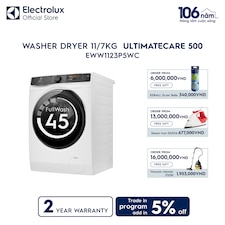 11/7kg UltimateCare 500 washer dryer 