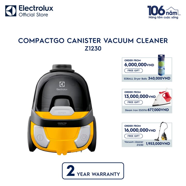 CompactGo canister vacuum cleaner