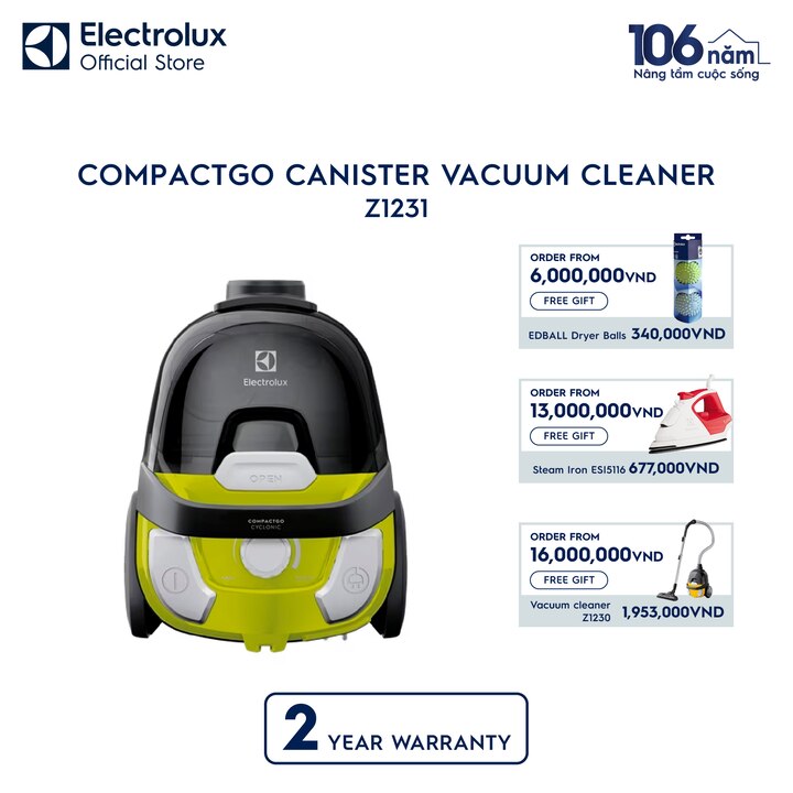 CompactGo canister vacuum cleaner