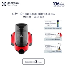 Máy hút bụi dạng hộp Ease C4 - đỏ