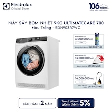 Máy sấy Bơm nhiệt 9kg UltimateCare 700 - Trắng