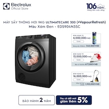 Máy sấy Thông hơi 9kg UltimateCare 300 -  Xám đen Onyx