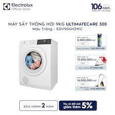 Máy sấy Thông hơi 9kg UltimateCare 300 - Trắng