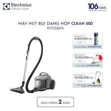 Máy hút bụi dạng hộp Clean 500 thêm đầu hút chuyên dụng