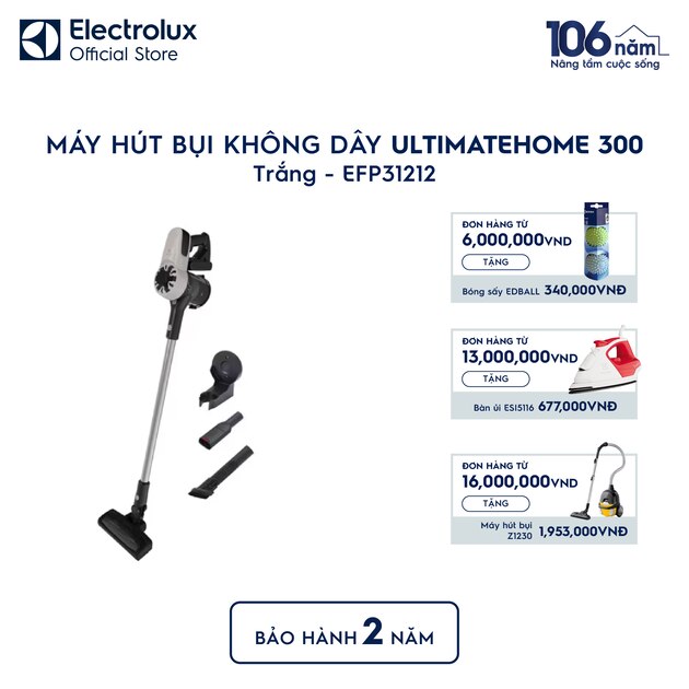 Máy hút bụi không dây UltimateHome 300 - Trắng