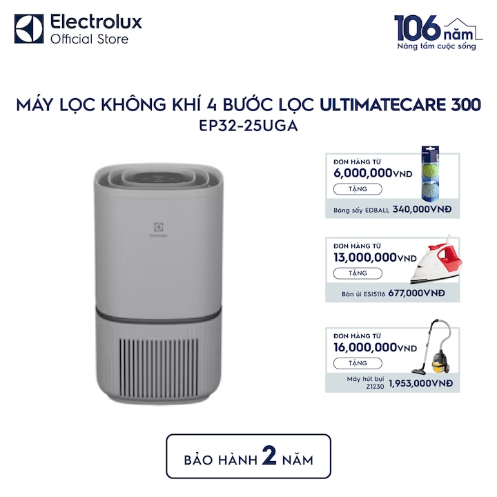 M&aacute;y lọc kh&ocirc;ng kh&iacute; 4 bước lọc UltimateHome 300 cho ph&ograve;ng 30m&sup2;