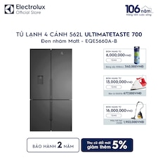 Tủ lạnh 4 cánh 562L UltimateTaste 700 - Đen nhám Matt