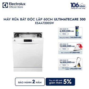 M&#225;y rửa ch&#233;n độc lập 60 cm UltimateCare 300 cho 13 bộ ch&#233;n đĩa