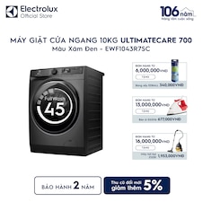 Máy giặt cửa ngang 10kg UltimateCare 700 - Xám đen