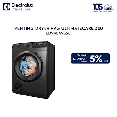 9kg UltimateCare 300 venting dryer