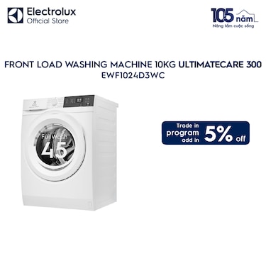 10kg UltimateCare 300 front load washing machine