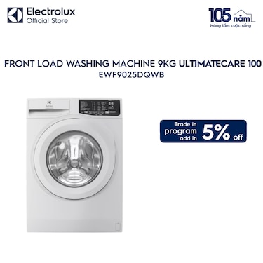 9kg UltimateCare 100 front load washing machine