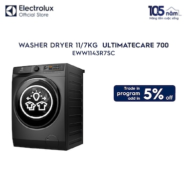 11/7kg UltimateCare 700 washer dryer