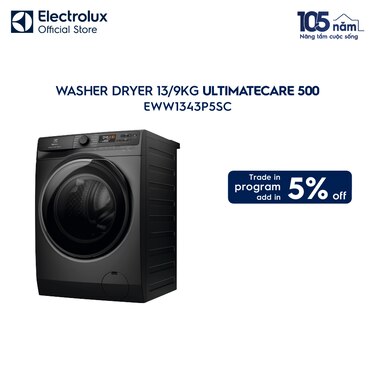 13/9kg UltimateCare 500 washer dryer